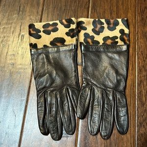 Banana Republic leather gloves